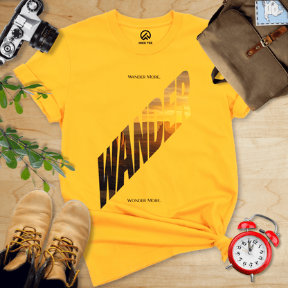 Hike Tee T-Shirt Gold / S Wander More Shirt