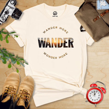 Hike Tee T-Shirt Natural / S Wander More Shirt