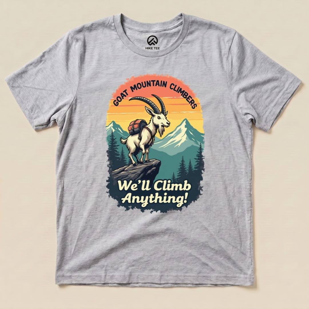 Hike Tee T-Shirt Athletic Heather / S We'll Climb Anything Shirt