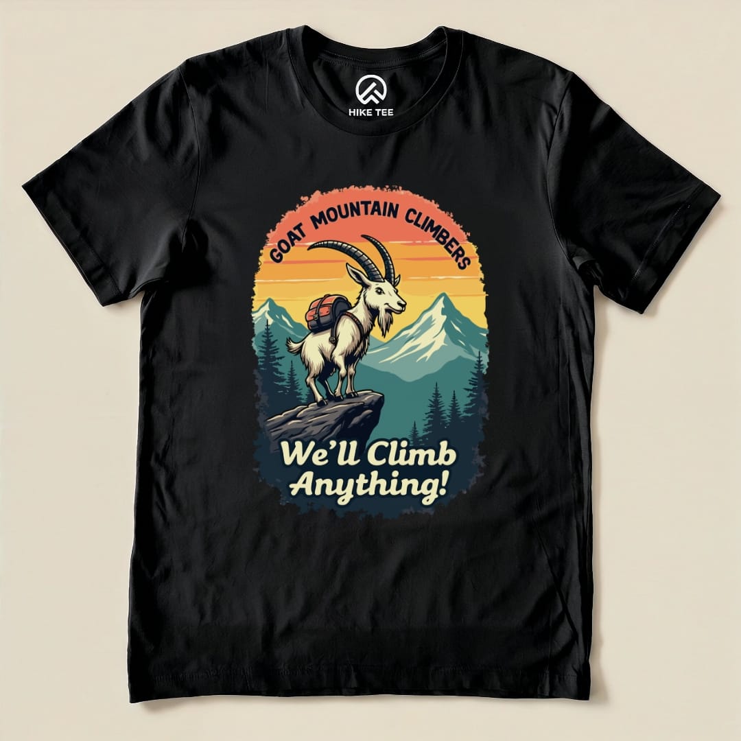 Hike Tee T-Shirt Black / S We'll Climb Anything Shirt