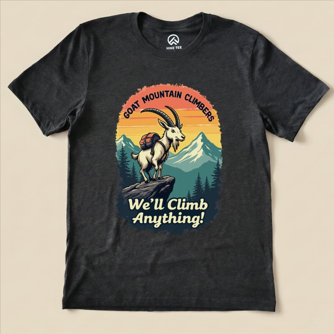 Hike Tee T-Shirt Dark Grey Heather / S We'll Climb Anything Shirt
