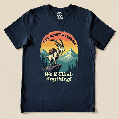 Hike Tee T-Shirt Navy / S We'll Climb Anything Shirt