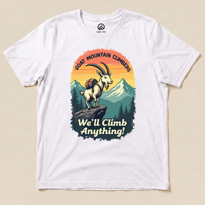 Hike Tee T-Shirt White / S We'll Climb Anything Shirt