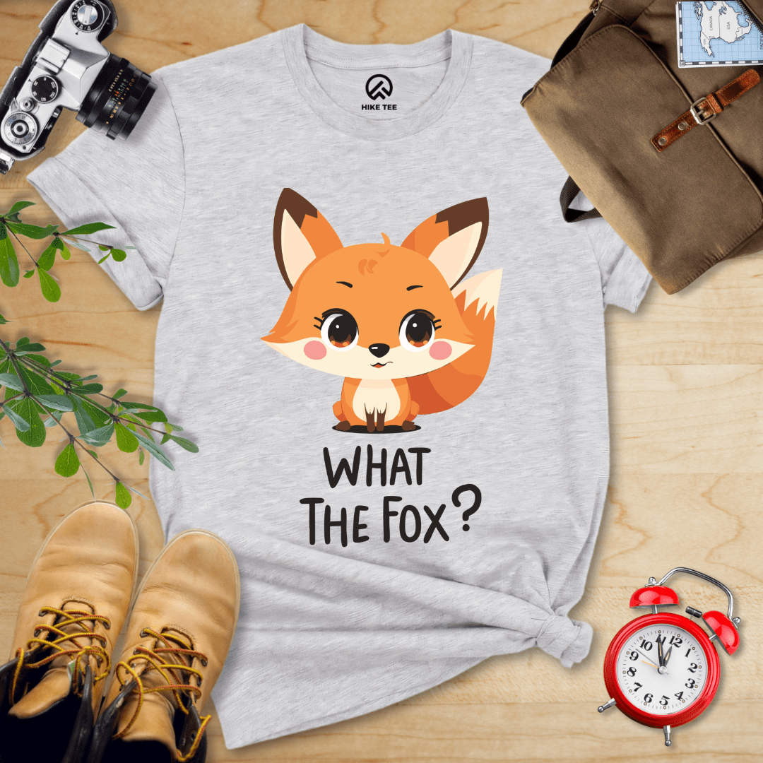 Hike Tee T-Shirt Athletic Heather / S What The Fox Shirt