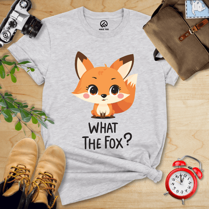 Hike Tee T-Shirt Athletic Heather / S What The Fox Shirt