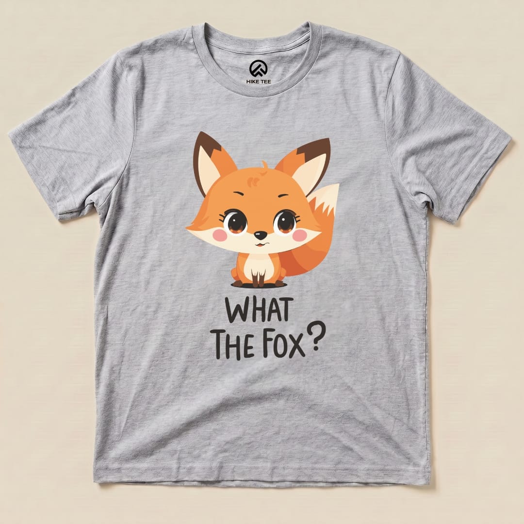 What The Fox Shirt Hike Tee T-Shirt Athletic Heather / S