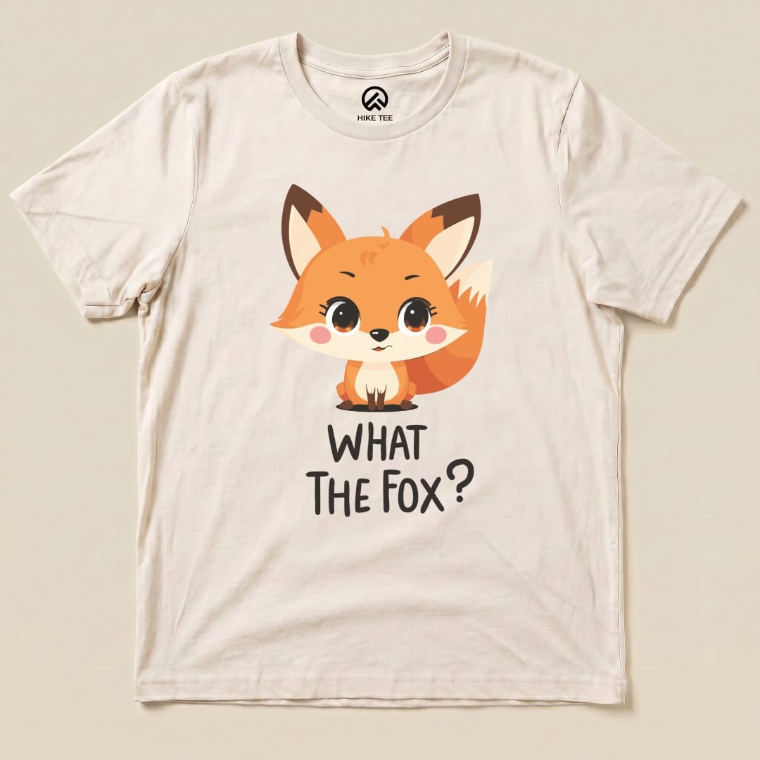 What The Fox Shirt Hike Tee T-Shirt Natural / S