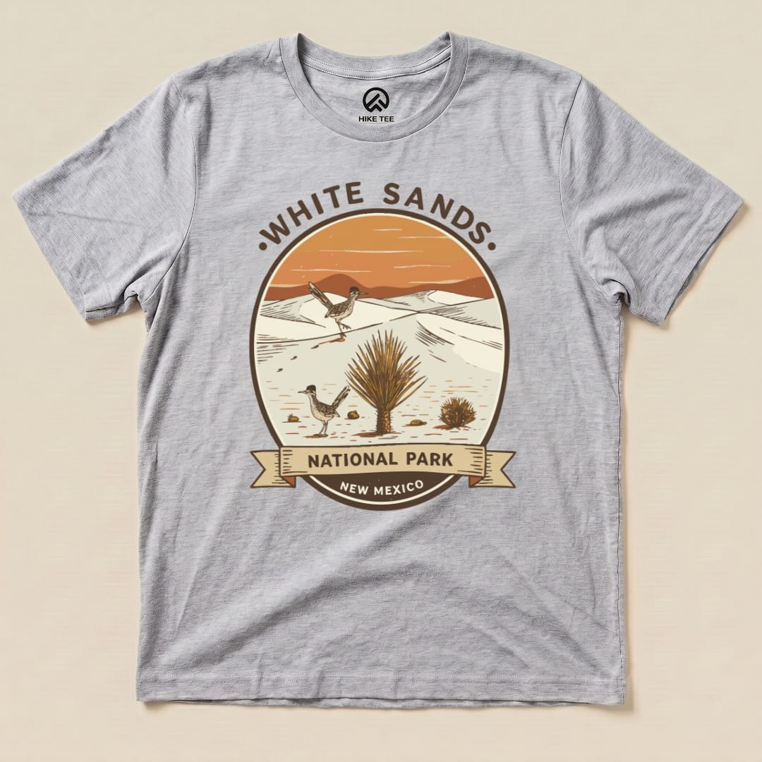 Hike Tee T-Shirt Athletic Heather / S White Sands National Park Shirt