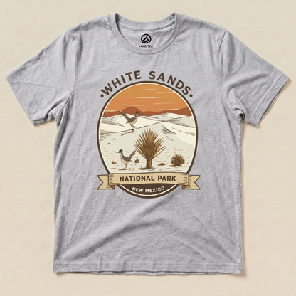 Hike Tee T-Shirt Athletic Heather / S White Sands National Park Shirt