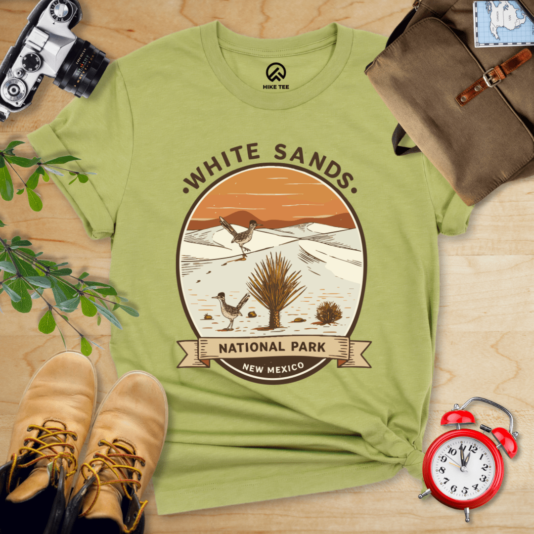 Hike Tee T-Shirt Heather Green / S White Sands National Park Shirt
