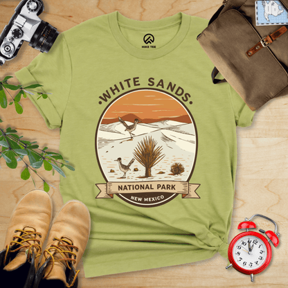 Hike Tee T-Shirt Heather Green / S White Sands National Park Shirt