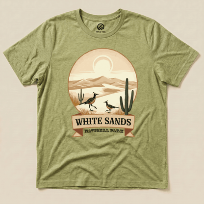 Hike Tee T-Shirt Heather Green / S White Sands National Park Shirt