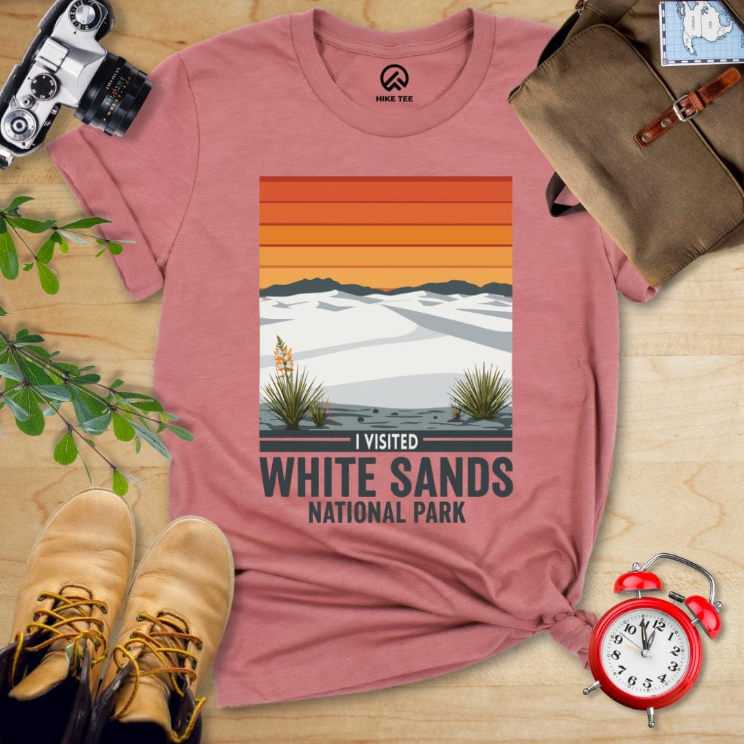 Hike Tee T-Shirt Heather Mauve / S White Sands National Park Shirt