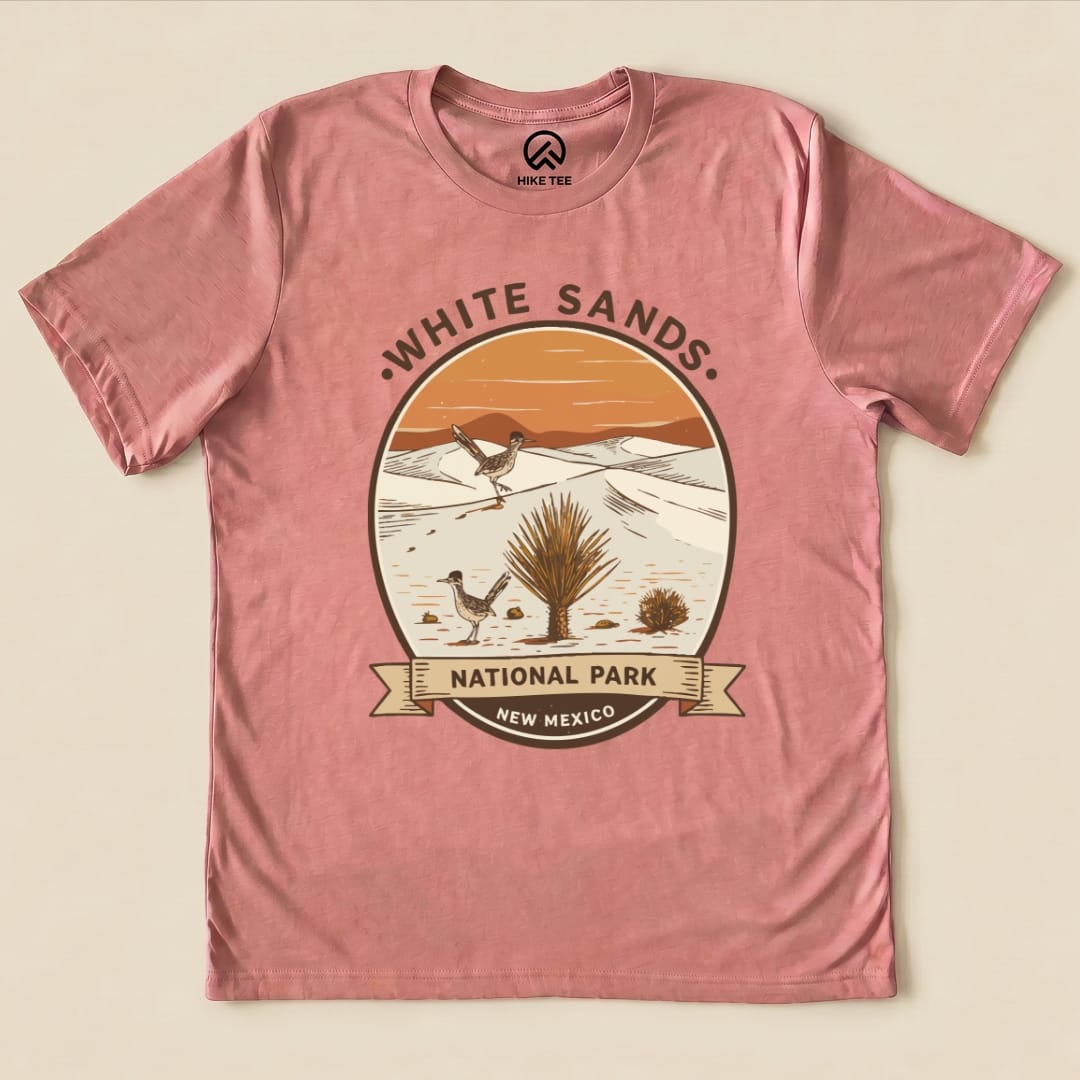 Hike Tee T-Shirt Heather Mauve / S White Sands National Park Shirt