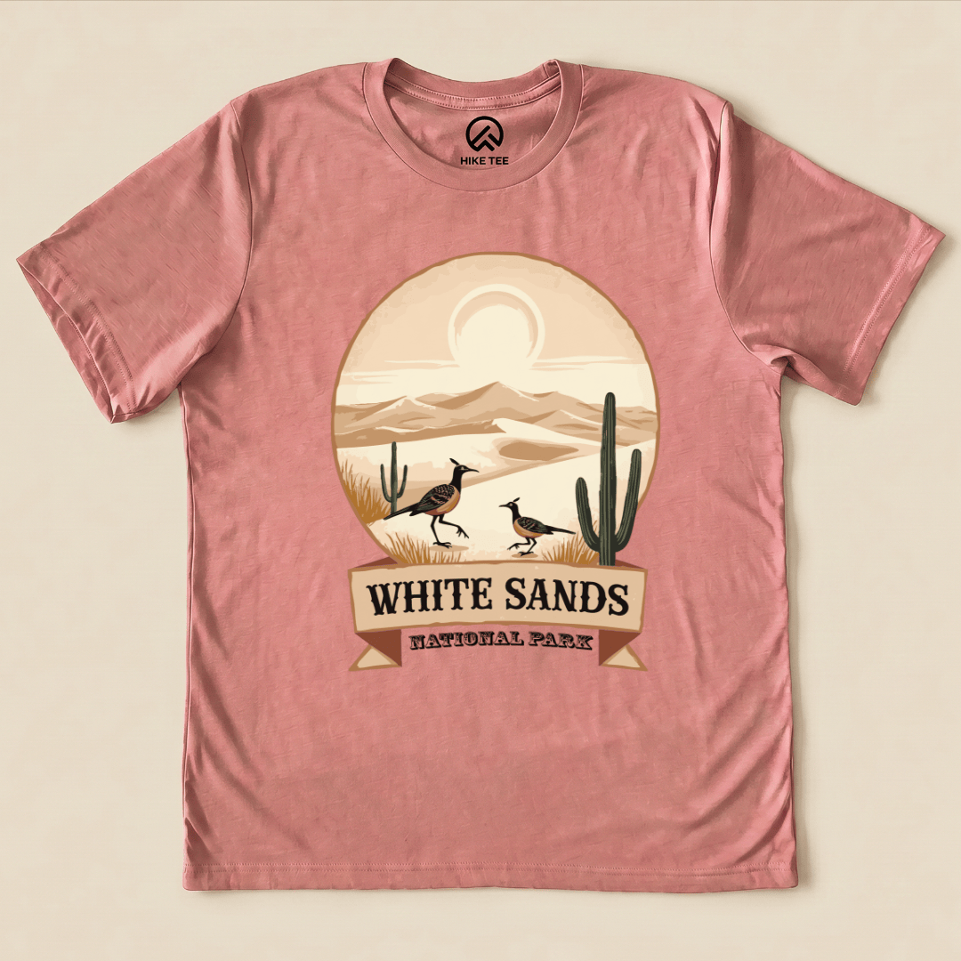 Hike Tee T-Shirt Heather Mauve / S White Sands National Park Shirt
