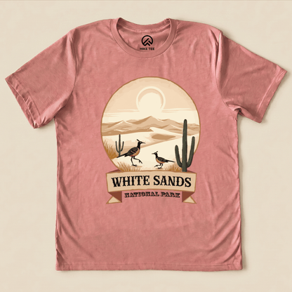 Hike Tee T-Shirt Heather Mauve / S White Sands National Park Shirt