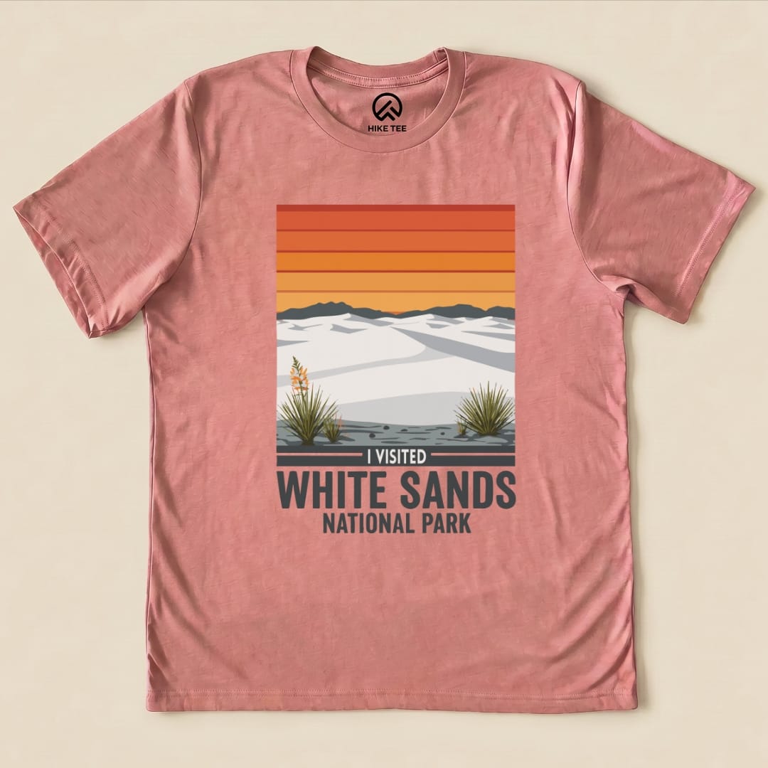 Hike Tee T-Shirt Heather Mauve / S White Sands National Park Shirt
