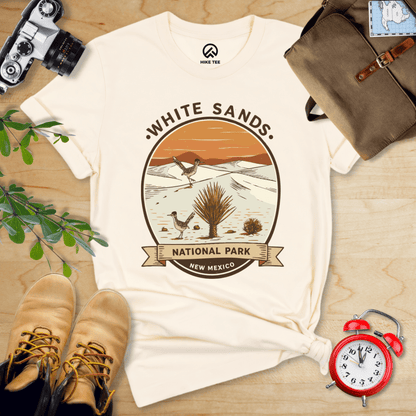 Hike Tee T-Shirt Natural / S White Sands National Park Shirt