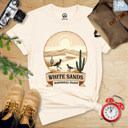 Hike Tee T-Shirt Natural / S White Sands National Park Shirt