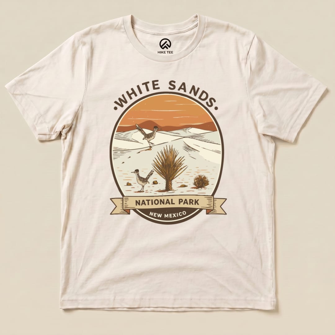 Hike Tee T-Shirt Natural / S White Sands National Park Shirt