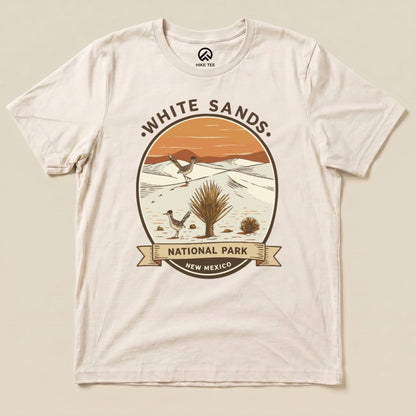 Hike Tee T-Shirt Natural / S White Sands National Park Shirt