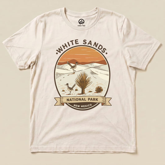 Hike Tee T-Shirt Natural / S White Sands National Park Shirt