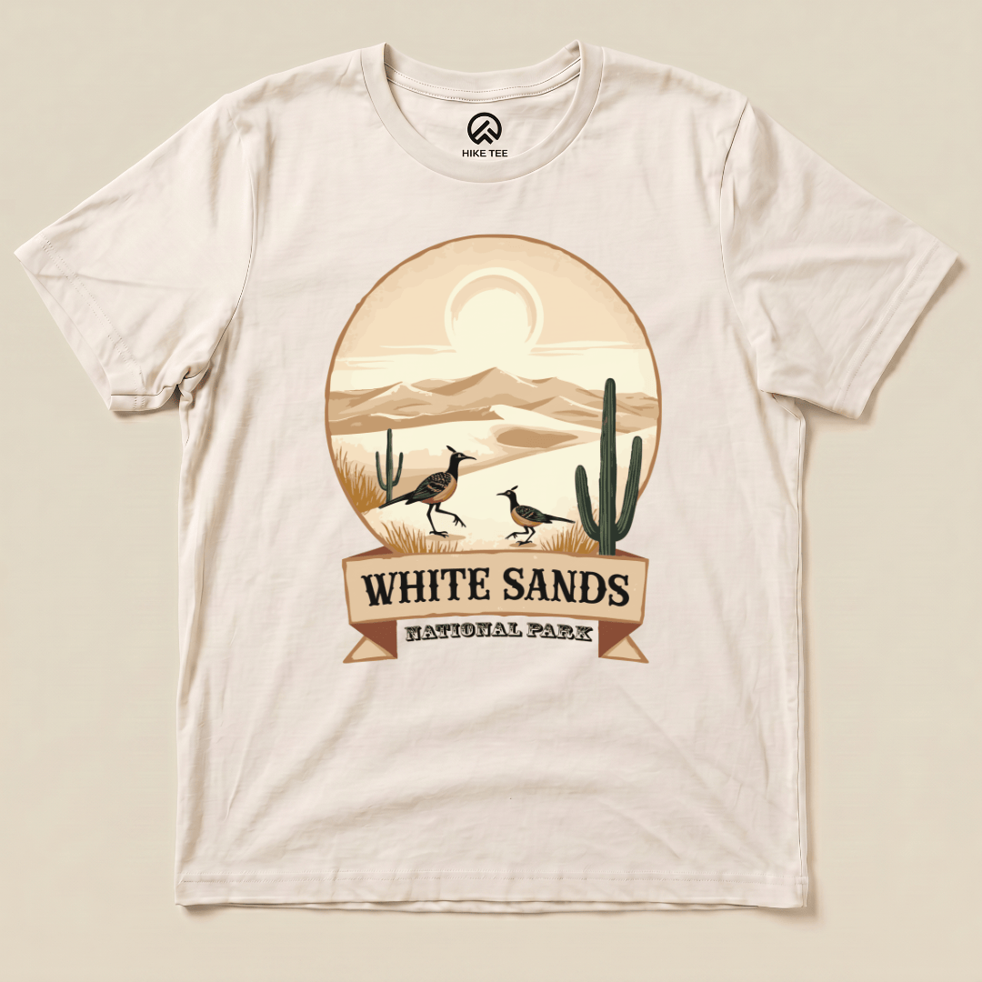 Hike Tee T-Shirt Natural / S White Sands National Park Shirt