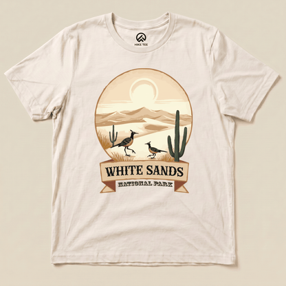 Hike Tee T-Shirt Natural / S White Sands National Park Shirt