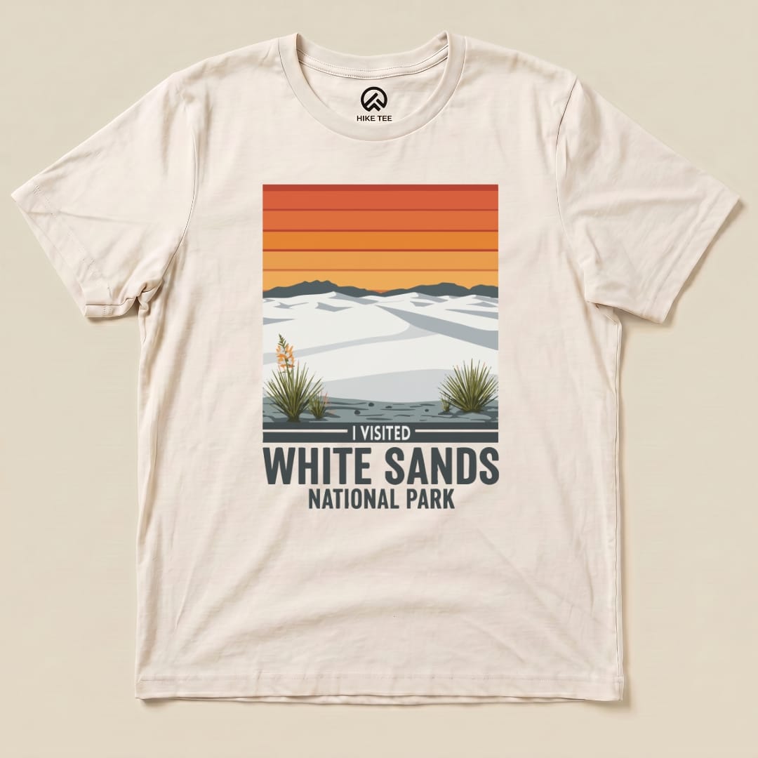 Hike Tee T-Shirt Natural / S White Sands National Park Shirt