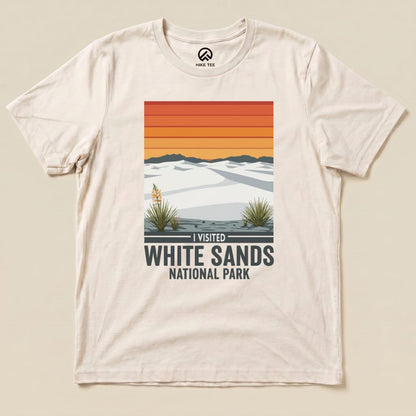 Hike Tee T-Shirt Natural / S White Sands National Park Shirt