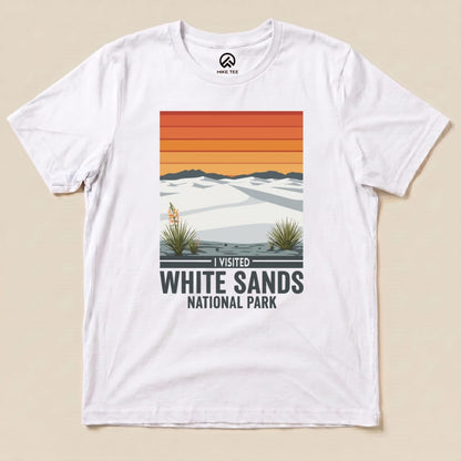 Hike Tee T-Shirt White / S White Sands National Park Shirt
