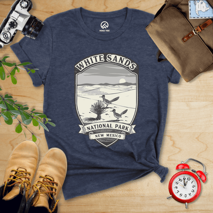Hike Tee T-Shirt Heather Navy / S White Sands Shirt