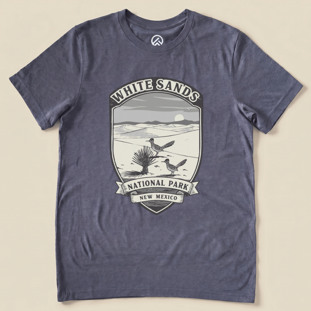 Hike Tee T-Shirt Heather Navy / S White Sands Shirt