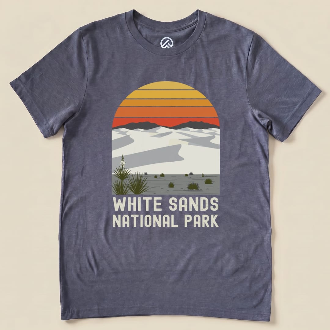 Hike Tee T-Shirt Heather Navy / S White Sands Shirt