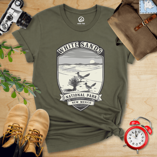 Hike Tee T-Shirt Military Green / S White Sands Shirt