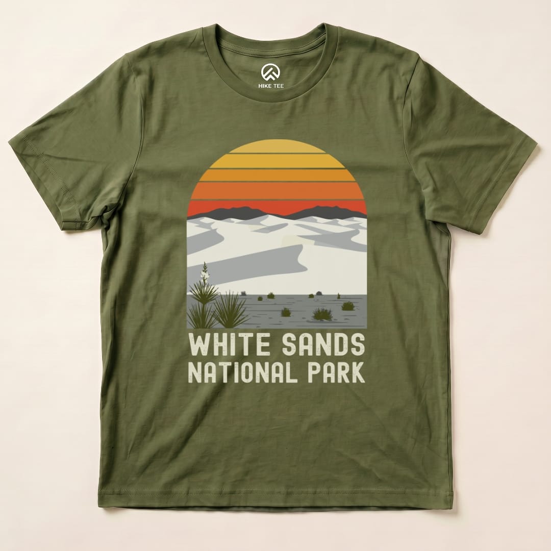 Hike Tee T-Shirt Military Green / S White Sands Shirt