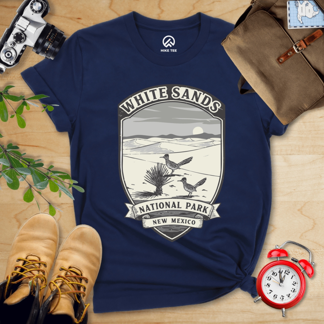 Hike Tee T-Shirt Navy / S White Sands Shirt