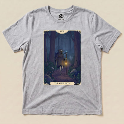 Hike Tee T-Shirt Athletic Heather / S Wild Path Tarrot Card Shirt
