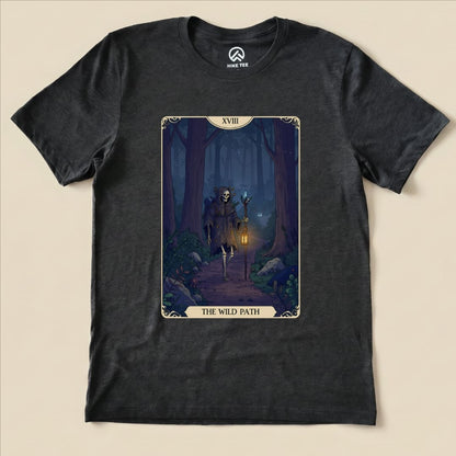 Hike Tee T-Shirt Dark Grey Heather / S Wild Path Tarrot Card Shirt