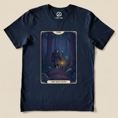 Hike Tee T-Shirt Navy / S Wild Path Tarrot Card Shirt