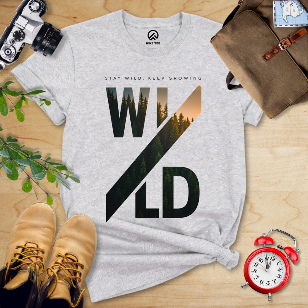 Hike Tee T-Shirt Athletic Heather / S Wild Shirt