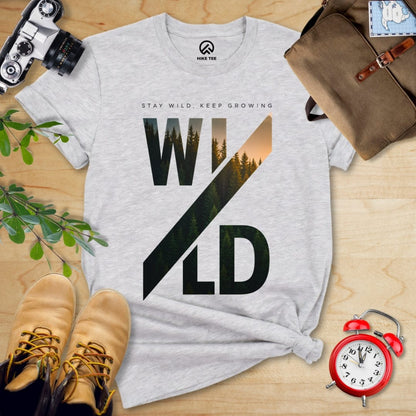 Hike Tee T-Shirt Athletic Heather / S Wild Shirt