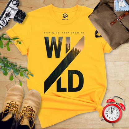 Hike Tee T-Shirt Gold / S Wild Shirt