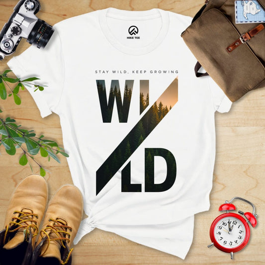 Hike Tee T-Shirt White / S Wild Shirt
