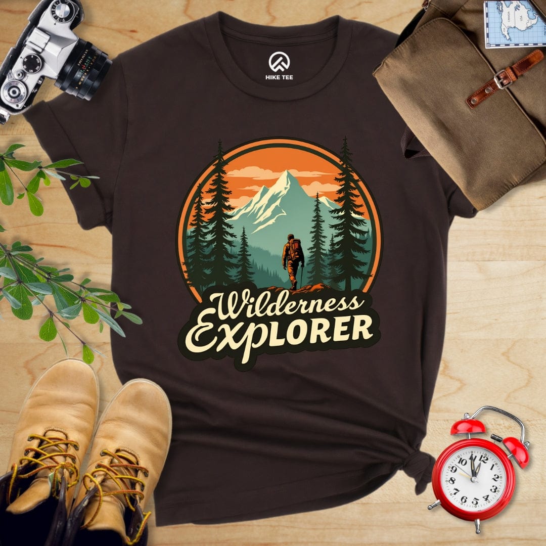 Hike Tee T-Shirt Brown / S Wilderness Explorer Shirt