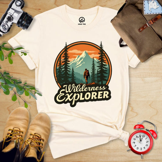 Hike Tee T-Shirt Natural / S Wilderness Explorer Shirt