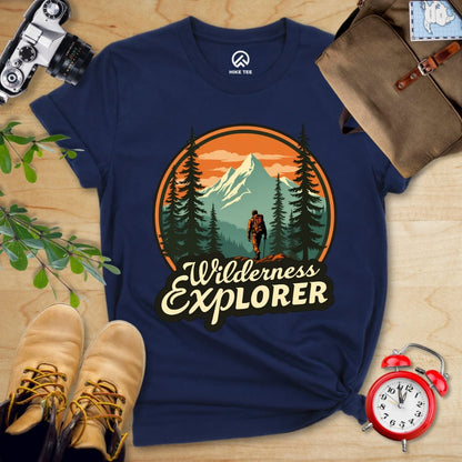 Hike Tee T-Shirt Navy / S Wilderness Explorer Shirt