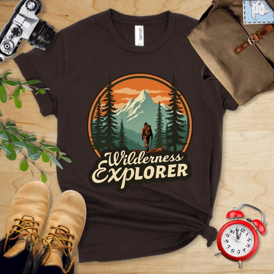 Printify T-Shirt Brown / S Wilderness Explorer