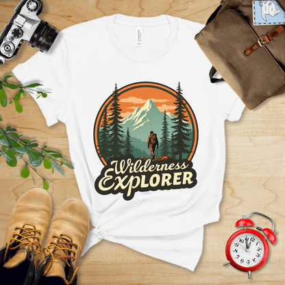 Printify T-Shirt White / S Wilderness Explorer