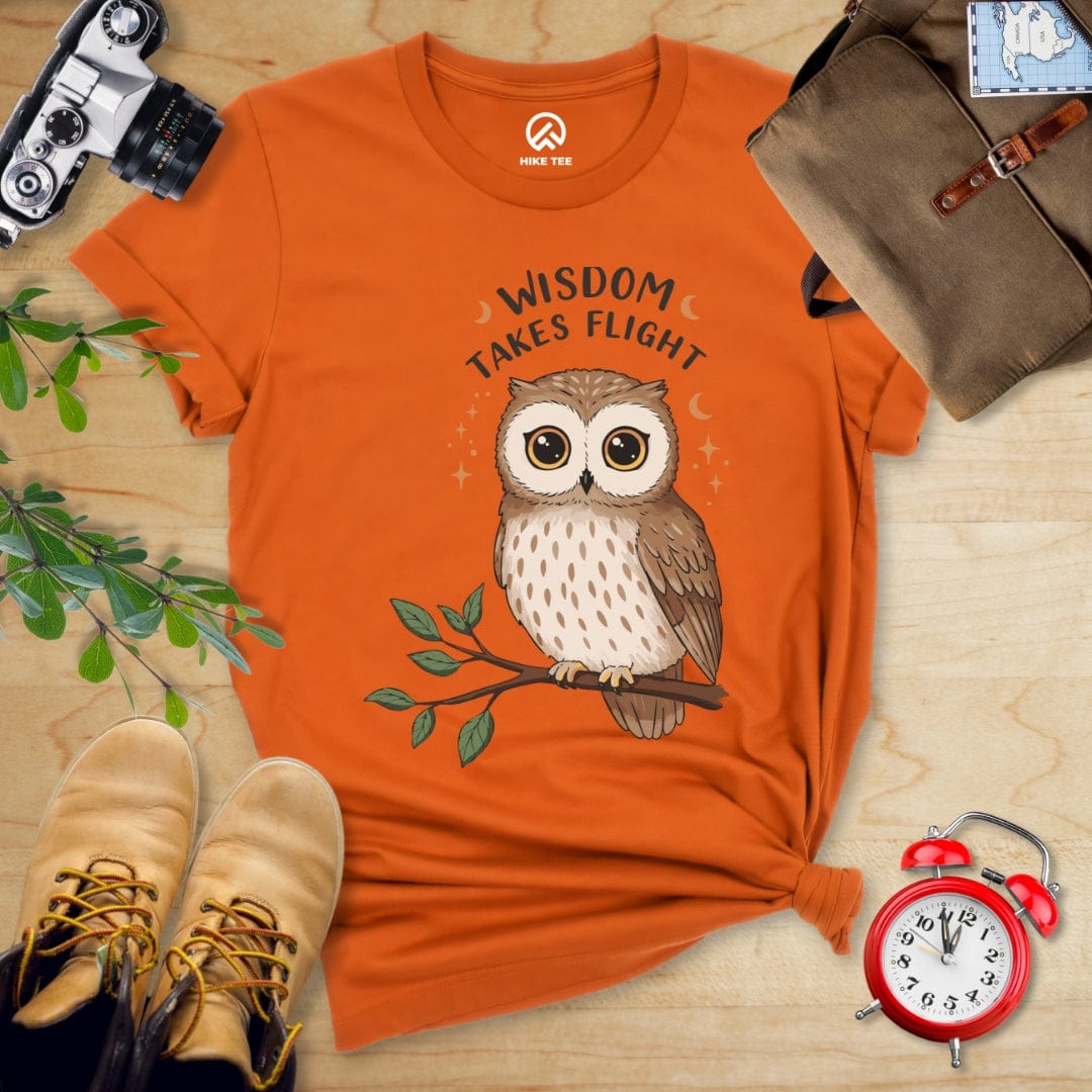 Hike Tee T-Shirt Autumn / S Wisdom Takes Flight Shirt